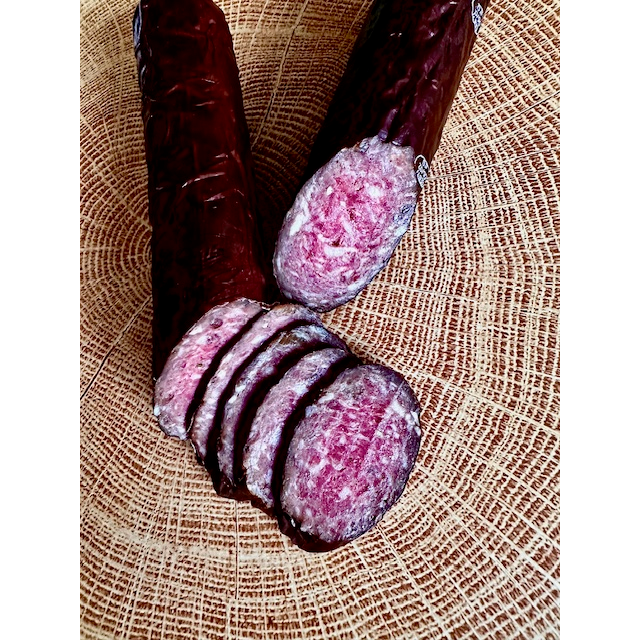 Täyssavustettu peuran salami 230g